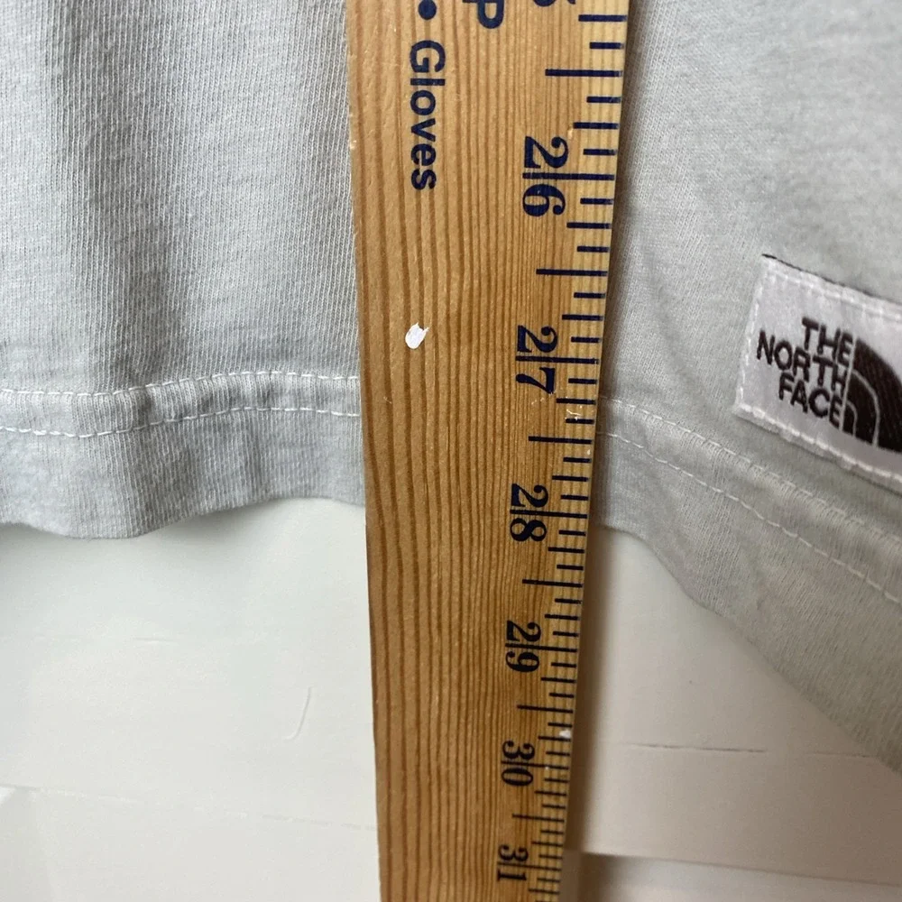 The North Face Shirt Mens Small Tan Camping Camper Short Sleeve Crew Neck Cotton